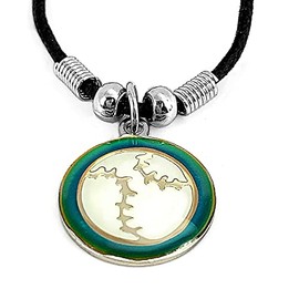 FORGIVEN JEWELRY Baseball Mood Necklace Color Change Pendant Philippians 413