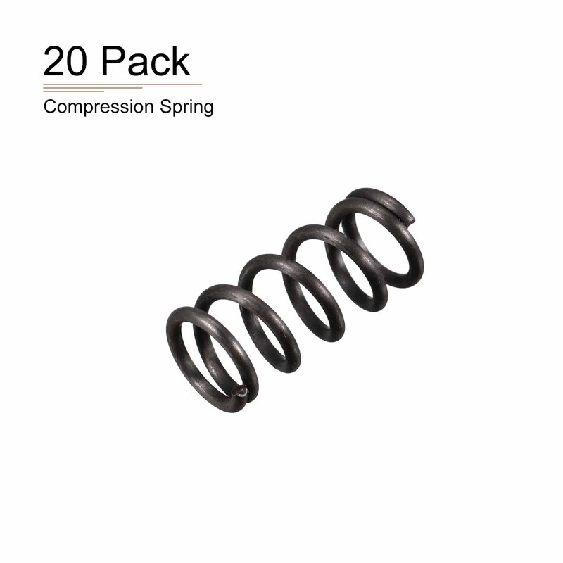 DTGN 1.2x9x20mm(DxODxL) Compression Spring - 20Pack - Good for Machinery