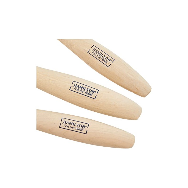 Hamilton for The Trade Flat Tip Paintbrushes Brushes 6 Pack