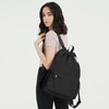 WANDF Drawstring Backpack Sports Gym Bag with Shoes Compartment, Water-Resistant