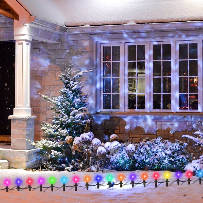 Jetec 200 Pieces Christmas Light Stakes Universal Yard Lawn Holiday
