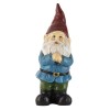Alpine Corporation 12" Tall Classic Outdoor Garden Gnome Yard Statue