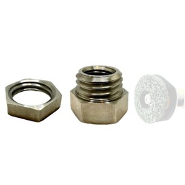 SuperGrindz Universal Strip Disc Conversion Kit for Wagner PaintEater - Pro-Graad Adapter with Hex Locking Nut - Upgrade for 4.5” x 7/8” Stripping Wheel Compatibility