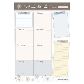 PRICARO Dandelion Magnetic Weekly Planner A4 25 Sheets (Pack of 3)