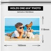 Shot2go Pack of 20 Magnetic Photo Fridge Frame Pockets Clear