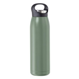 OGGI Freestyle Stainless Steel Insulated Water Bottle- Double Wall Vacuum Insulated, Travel Thermos, 23oz(680ml), Green