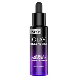 Olay Regenerist - Suero de retinol rejuvenecedor, Renew, suero antiarrugas para mujeres, cuidado de la piel antienvejecimiento, reparación nocturna avanzada, sin fragancia, péptido reparador de hexa y proretinol, 1.0 onzas