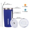 BJPKPK 20 oz Stainless Steel Insulated Tumbler Cups With Lid