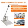 Cortador Redondeador De Esquinas Manual Con 2 Troquele