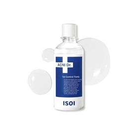 ISOI ACNI Dr. 1st Control Tonic, Plant-Based Soothing Formula for Oily & Sensitive Skin, Total Sebum Care & Refreshing Hydration with Cooling Effect, Korean Skin Care (4.39 fl.oz, 130ml)