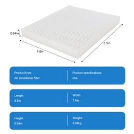 68406048AA Cabin Air Filter and Filter Access Door Fits for Dodge Ram 1500 2500 3500 4500 5500 Avenger Caliber Journey Compass Patriot Replaces 68318365AA 68052292AA 5058693AA CF11671