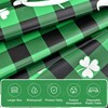 Vedran 3 Pack Happy St Patricks Day Tablecloth Decorations, Green