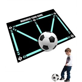 Football Mat Training Football Mat Ball Control Football Mat Training 60 x 90 cm Non-Slip Football Mat Training Silent Training Mat Gifts for Football Lovers