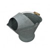 Pellethead Galvanized Coal Hod Scuttle Bucket, Ash & Fuel, Stove