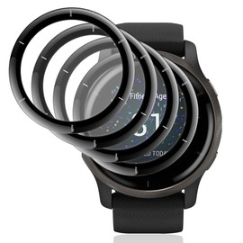 Gelaasso 4 Pezzi Screen Protector for Garmin Venu 2 Flexible HD Screen Protector, Anti-Scratch Waterproof TPU Soft Screen Protector Film for Garmin Venu 2