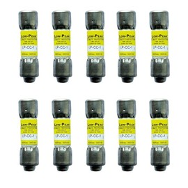 10-Pack New LP-CC-1 LP-CC-1A LP-CC 1A 600Vac Time Delay Fuse，LP-CC-1A Current Limiting Class CC Rejection Cartridge Fuses