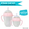 Straw Transition Cup Kit for Comotomo Baby Bottles | Conversion