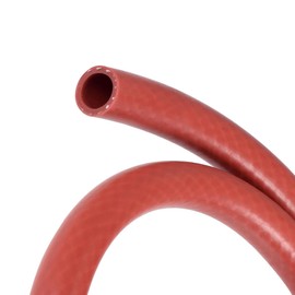 LEPEVNEY Reinforced Silicone Vacuum Heater Hose - 5/8" ID, 3.3ft Length, 101 PSI, 392°F Max Temp, High-Performance for Engine Inlet/Outlet & Cooling Systems, Red 16mm x 22mm x 1M