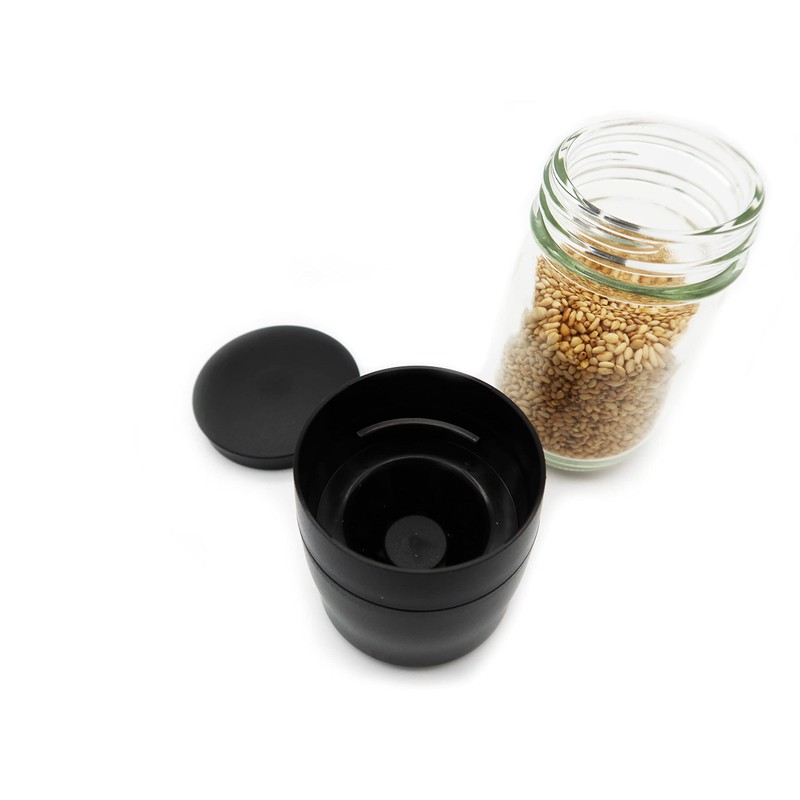 Durable Sesame Mill, Glass Sesame Seed Grinder - Made in