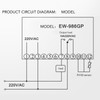 Heating Thermostat Multifunctional Accurate Temperature Calibration Heat Temperature Controller AC220V