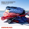 Airhead Water Ski Rope, Tractor-Grip Handle,Blue and White, 1 Section,