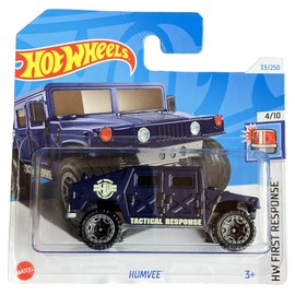 Hot Wheels - Humvee - HW First Response 4/10 - HTD00 - Short Card - Tactical Response - Mattel 2024 - 1:64