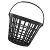 Black Golf Ball Basket Nylon Plastic Golfball Container Golf Ball