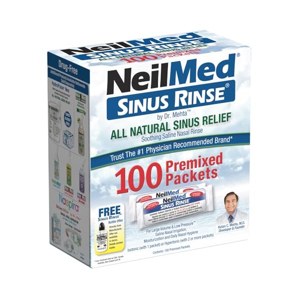 NeilMed NeilMed Sinus Rinse All Natural Relief Premixed Refill Packets