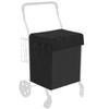 Siffler Waterproof Shopping Cart Liner with Cover, 18" X 15"