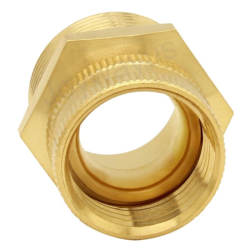 Joywayus Brass 3/4" GHT Female x 1" NPT Male Thread