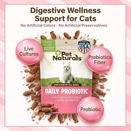 Pet Naturals Suplementos Naturales Digestión Diaria para Gatos
