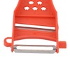 uxcell Plastic Frame Vegetable Fruit Slicer Peeler Shredder 4pcs Red