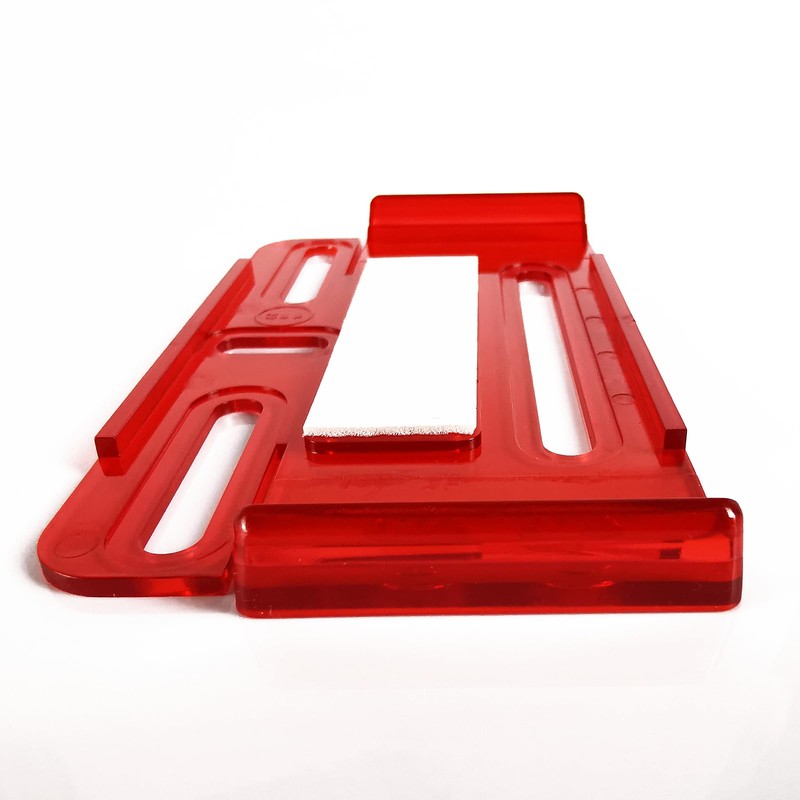 Simple-Fix RS Red Exclusive Frameless Universal License Plate Holder Complete