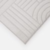 OHS Arches Tufted Rug Cream, Soft Fluffy Rug for Bedroom