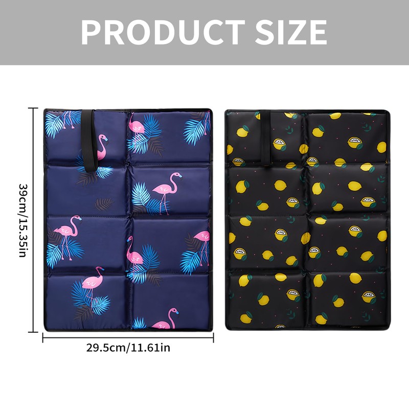 Picnic Mat 2 Pieces Seat Cushion Camping Portable Chair Pad