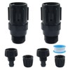Biaungdo 5 Pack 15 PSI Drip Irrigation Pressure Regulator Kit,