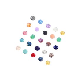 TEHAUX Sets Elegant Resin Round Cabochons Mm Mixed Rhinestones for Jewelry Diy Craft Decoration Pcs