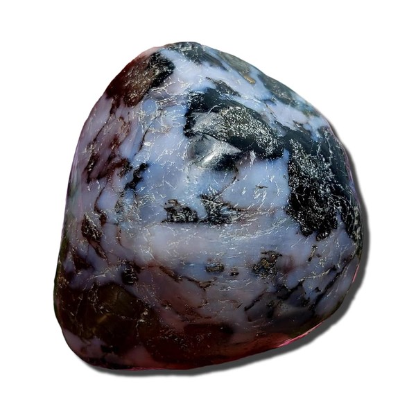 Mystic Merlinite/Indigo Gabbro from Madagascar - tumbled and polished free