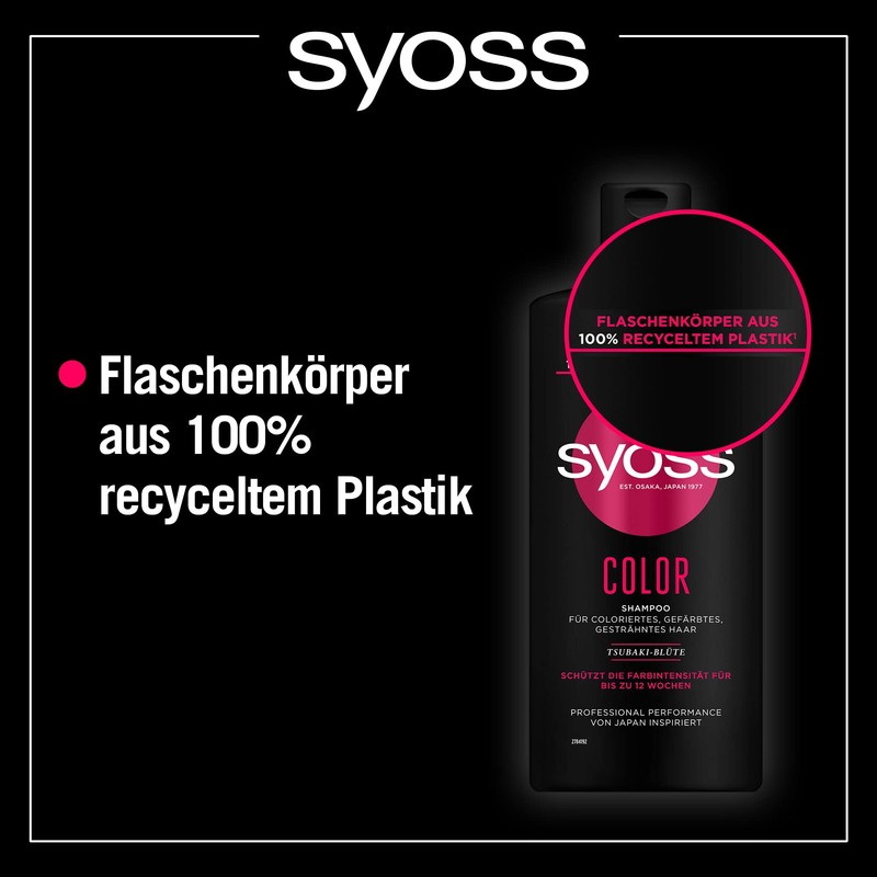 Syoss Shampoo Colour (440 ml), Hair Shampoo for Coloured, Highlighted