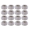 16Pcs 3D Printer Polycarbonate Pulley Transparent Rustproof Robust Bearing Pulley