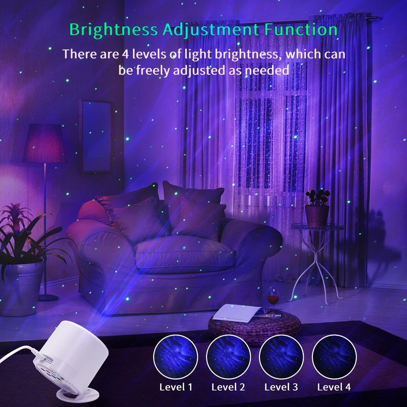 Galaxy Projector, Star Projector for Bedroom, Galaxy Light Projector with