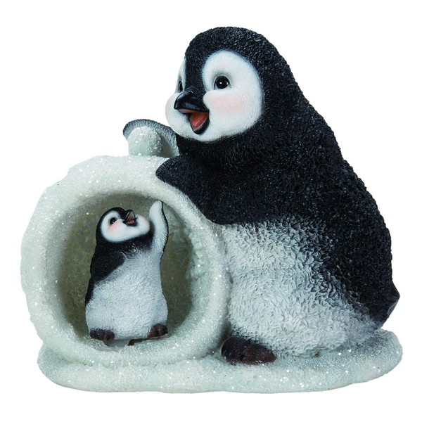 Vivid Arts NF-MPEN-D Snowball Penguin for Home or Garden