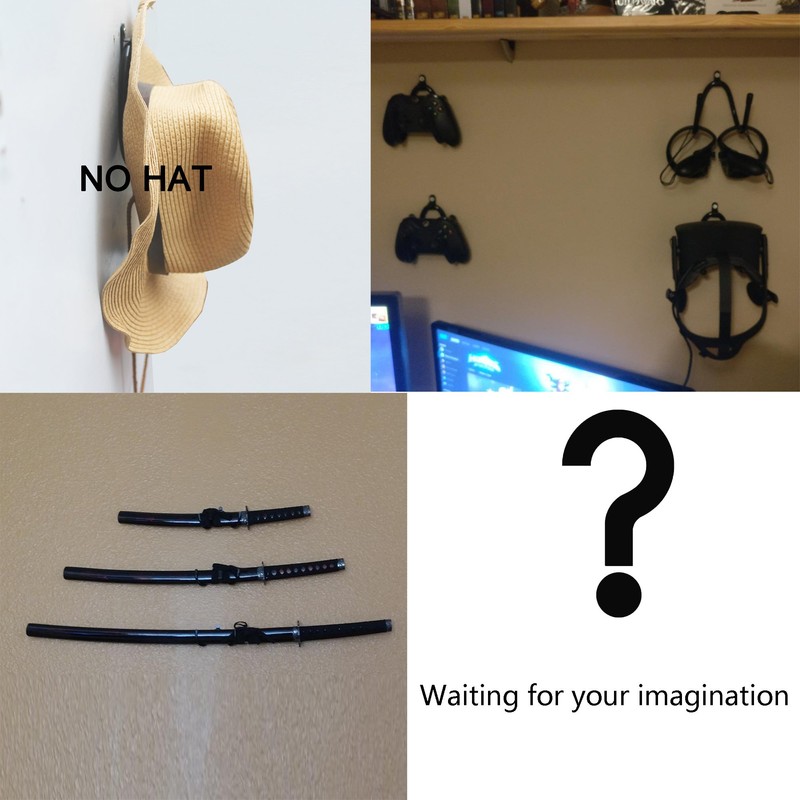 YYST Skateboard Wall Hanger Wall Storage Clip Skateboard Wall Rack
