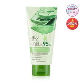 The Face Shop Fresh Jeju Aloe Soothing Gel Tube Type 300ml / 더페이스샵 신선한 제주 알로에 수딩젤 튜브형 300ml