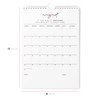 Fitness Motivation Calendar 2025 - Vertical 11x17 2025 Calendar Runs