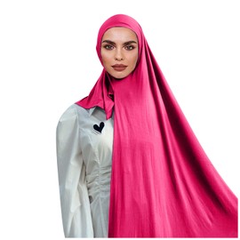 𝐂ream Pashmina For Wedding Muslim Head Scarf Solid Color Long Scarf Wrap Scarves Cotton Scarf For Women Fashion Belly Dancing Hip Scarf (K, One Size)