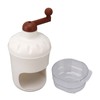 Portable Ice Crusher PP Manual Shaved Snow Cone Machine DIY