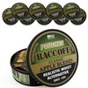 10 Cans, BaccOff Apple Pouches, Black Tea Base with Crisp,