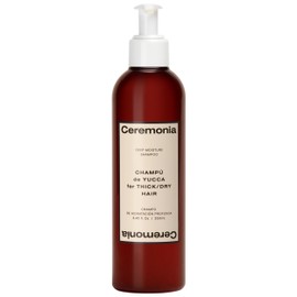 Ceremonia Deep Moisture Shampoo with Yucca Extract & Witch Hazel for Thick/Dry Hair, 8.45 Fl Oz | 250 mL