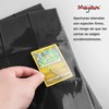 Majillux Set of 900 Card Sleeves - 50 Double-Sided Black